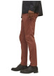 Thumbnail Pantalon Chino Marco Bowie en coton brique uni avec une coupe slim - Image 4