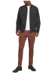 Thumbnail Pantalon Chino Marco Bowie en coton brique uni avec une coupe slim - Image 5