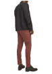 Thumbnail Pantalon Chino Marco Bowie en coton brique uni avec une coupe slim - Image 6