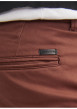 Thumbnail Pantalon Chino Marco Bowie en coton brique uni avec une coupe slim - Image 8
