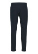 Thumbnail Pantalon marine Chino Marco Bowie en coton à motifs en chevrons et à coupe slim - Image 2