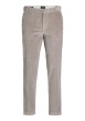 Thumbnail Pantalon beige en coton Chino Ace Corduroy en velours avec une coupe slim