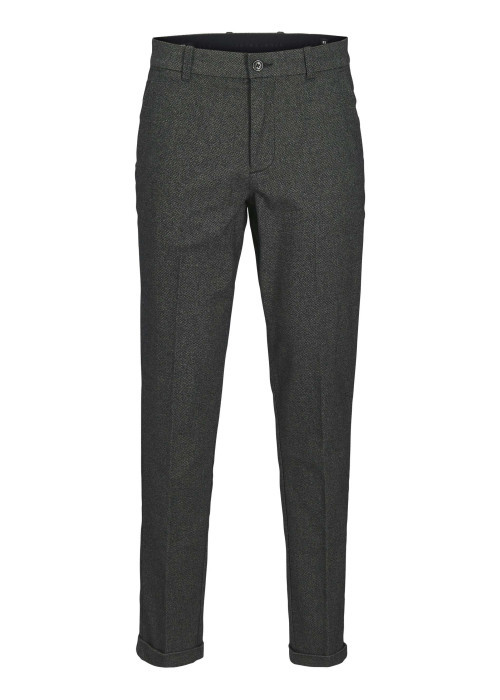 Pantalon anthracite Chino Ace Henry en coton mélangé à coupe slim