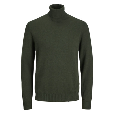 Pull kaki en maille fine à coupe ajustée avec...