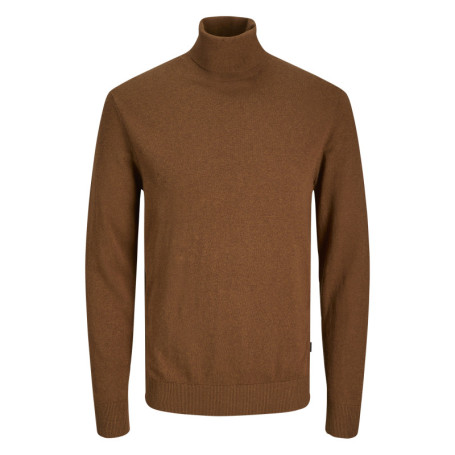 Pull camel en maille fine à coupe ajustée avec...