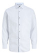 Thumbnail Chemise blanche en coton biologique à motifs géométriques avec une coupe slim