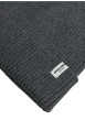 Thumbnail Bonnet gris en coton biologique en maille côtelée - Image 2