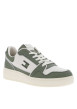 Thumbnail Baskets en cuir sauge avec une fermeture à lacets et logos de la marque - Image 3