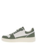 Thumbnail Baskets en cuir sauge avec une fermeture à lacets et logos de la marque - Image 2