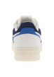 Thumbnail Baskets en cuir blanches et bleues avec une fermeture à lacets - Image 6