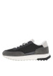 Thumbnail Baskets running en cuir grises avec des empiècements en cuir nubuck - Image 2