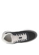 Thumbnail Baskets running en cuir grises avec des empiècements en cuir nubuck - Image 4