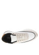Thumbnail Baskets running en cuir blanches et crème avec des empiècements en cuir nubuck - Image 4