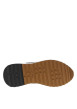Thumbnail Baskets running en cuir blanches et crème avec des empiècements en cuir nubuck - Image 5