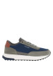 Thumbnail Baskets running en cuir multicolores avec des empiècements en cuir nubuck et cuir lisse