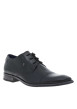 Thumbnail Derbies en cuir noires avec semelle à talon plat et fermeture à lacets - Image 3