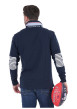 Thumbnail Polo en coton biologique marine rayé avec un col à revers et une coupe droite - Image 7