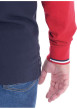Thumbnail Polo en coton biologique marine bicolore à coupe droite avec un col à revers - Image 5