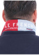 Thumbnail Polo en coton biologique marine bicolore à coupe droite avec un col à revers - Image 6