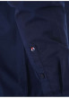 Thumbnail Chemise en coton biologique marine unie à coupe ajustée avec un col boutonné - Image 5