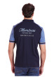 Thumbnail Polo en coton bleu en maille piquée avec une coupe droite et un col à revers - Image 6