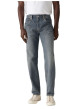 Thumbnail Jean 502® Taper gris clair en coton à coupe droite et patch de la marque - Image 2
