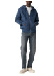 Thumbnail Jean 502® Taper gris clair en coton à coupe droite et patch de la marque - Image 4