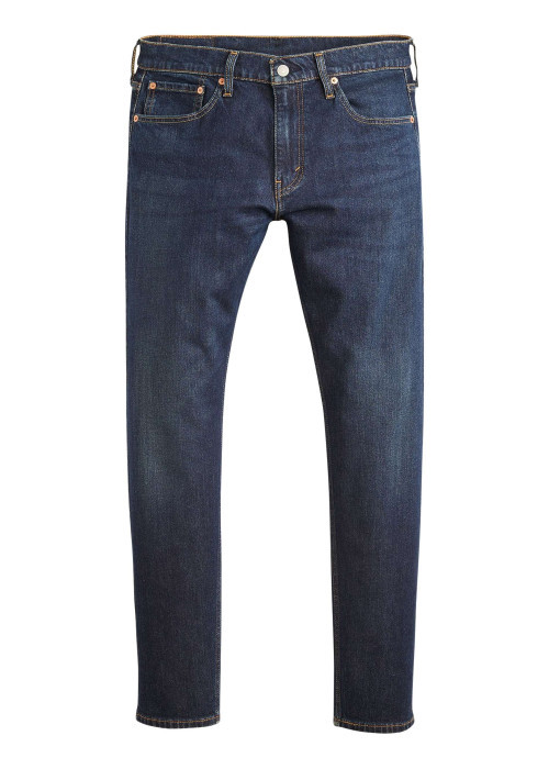 Jean 512® Taper indigo à coupe slim avec un patch de la marque