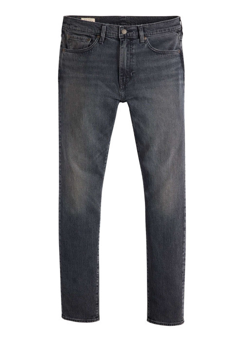 Jean 512® Taper anthracite en coton à coupe slim avec un patch de la marque