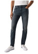 Thumbnail Jean 512® Taper anthracite en coton à coupe slim avec un patch de la marque - Image 2