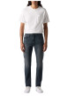 Thumbnail Jean 512® Taper anthracite en coton à coupe slim avec un patch de la marque - Image 4