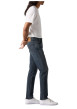 Thumbnail Jean 512® Taper anthracite en coton à coupe slim avec un patch de la marque - Image 5