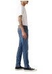 Thumbnail Jean 512® Taper bleu en coton à coupe slim avec un patch de la marque - Image 4