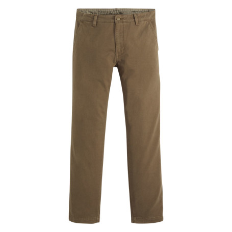Pantalon taupe uni Xx Chino Std en coton coupe...