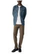 Thumbnail Pantalon taupe uni Xx Chino Std en coton coupe slim et multiples poches - Image 3