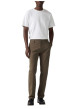 Thumbnail Pantalon taupe uni Xx Chino Std en coton coupe slim et multiples poches - Image 4