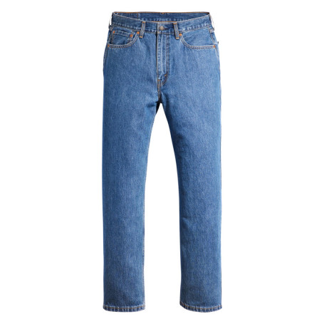 Jean 565 Loose Straight en coton bleu jean uni...