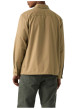 Thumbnail Chemise en coton beige unie avec un col chemise et fermeture par boutons - Image 4
