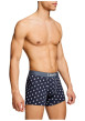 Thumbnail Lot de 2 boxers courts bleus en coton avec ceinture élastiquée - Image 5