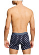 Thumbnail Lot de 2 boxers courts bleus en coton avec ceinture élastiquée - Image 6