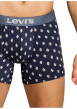 Thumbnail Lot de 2 boxers courts bleus en coton avec ceinture élastiquée - Image 7