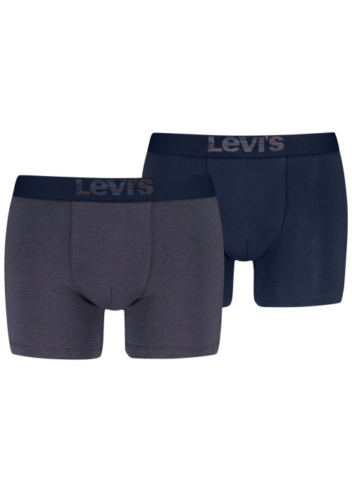 Lot de 2 boxers courts multicolores en coton avec ceinture élastiquée