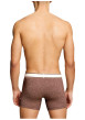 Thumbnail Lot de 2 boxers courts multicolores en coton avec ceinture élastiquée - Image 6