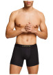 Thumbnail Lot de 2 boxers courts noir et vert en coton avec ceinture élastiquée - Image 2