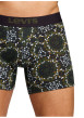 Thumbnail Lot de 2 boxers courts noir et vert en coton avec ceinture élastiquée - Image 4