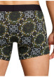 Thumbnail Lot de 2 boxers courts noir et vert en coton avec ceinture élastiquée - Image 6
