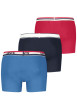 Thumbnail Lot de 3 boxers courts multicolores en coton avec ceinture élastiquée - Image 2