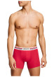 Thumbnail Lot de 3 boxers courts multicolores en coton avec ceinture élastiquée - Image 5