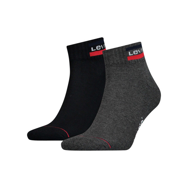 Levi's® - Lot De 2 Paires De Chaussettes Basses Multicolores En Coton Mélangé - Multicolores