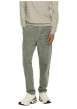 Thumbnail Pantalon en coton vert sauge en velours côtelé à coupe regular fit - Image 4